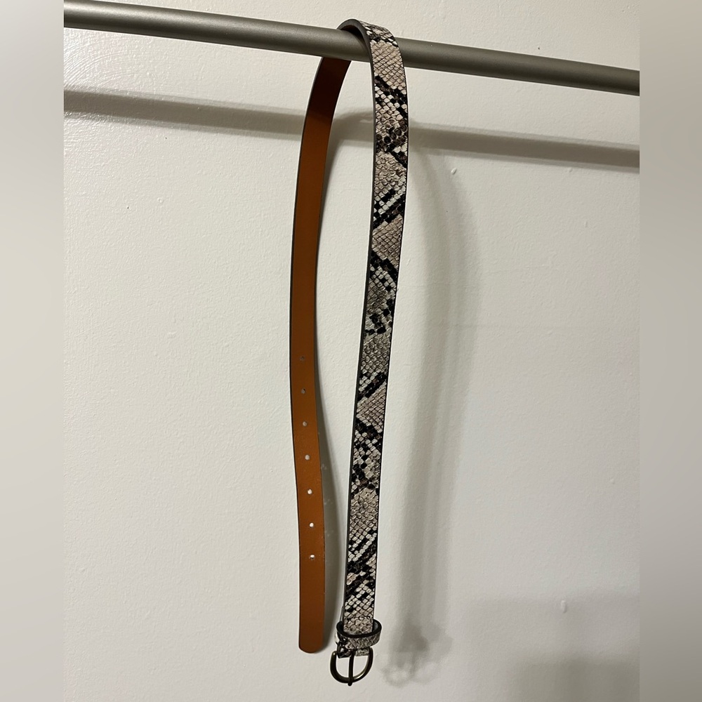 American Eagle Outfitters Snake Print Belt
